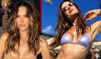 Alessandra Ambrosio’nun bikinili pozlarına yorum yağdı!