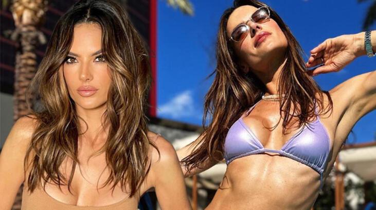 Alessandra Ambrosio’nun bikinili pozlarına yorum yağdı!