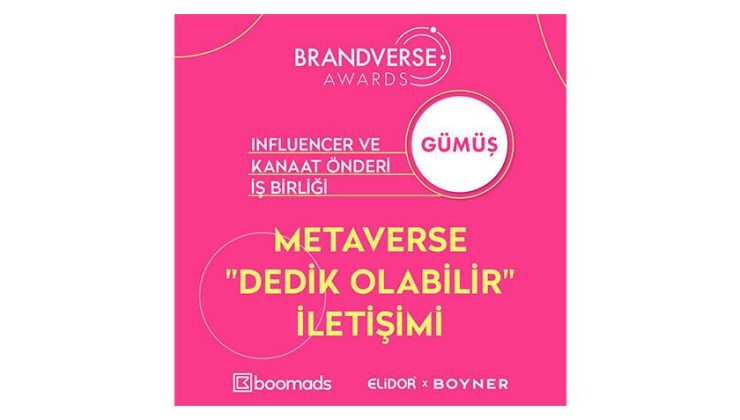 Boomads ve Elidor’a ve bir ödül daha