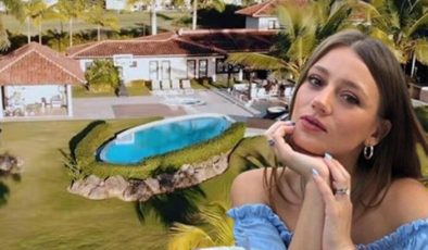 Gizem Karaca lüks evinden paylaştı