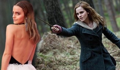 ‘Harry Potter’ın Hermione Granger’ına yorum yağdı! ‘Elbiseye ‘wingardium leviosa’ mı dedin?’