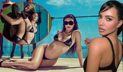 Kim Kardashian’ın ilginç fotoğraf çekimine yorum yağdı!