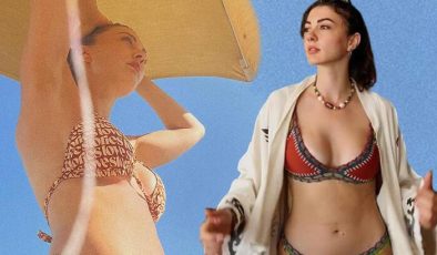 Tatil sezonunu açan Burcu Özberk’ten bikinili paylaşım