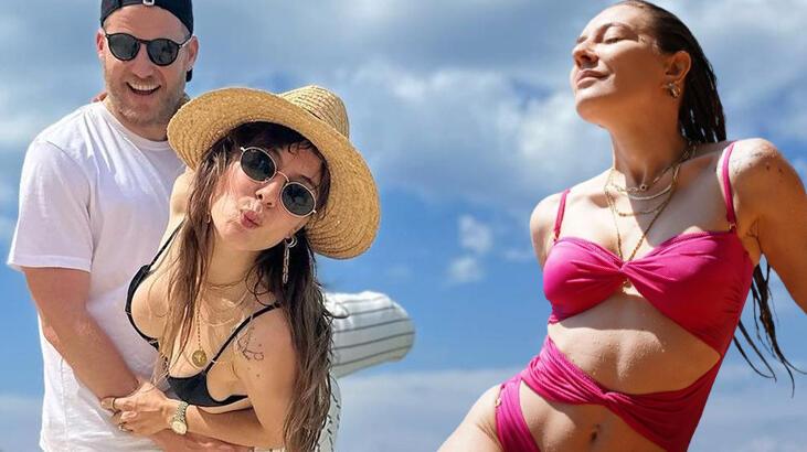 Yaz sezonunu açtı! Ege Kökenli’den bikinili tatil pozları