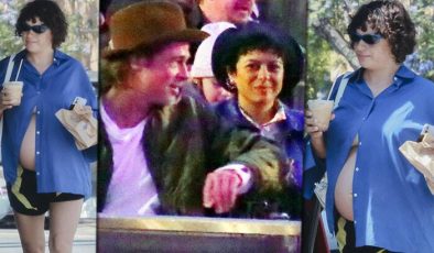 Brad Pitt ile aşk yaşadığı idia edilmişti! Alia Shawkat karnı burnunda görüntülendi