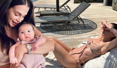 Cemre Kemer’den bikinili poz