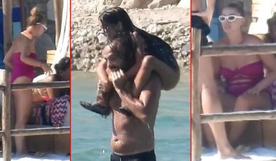 Demet Akalın ailesiyle Çeşme’de! Locasından çıkmadı