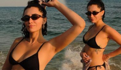 Hande Doğandemir’den bikinili poz