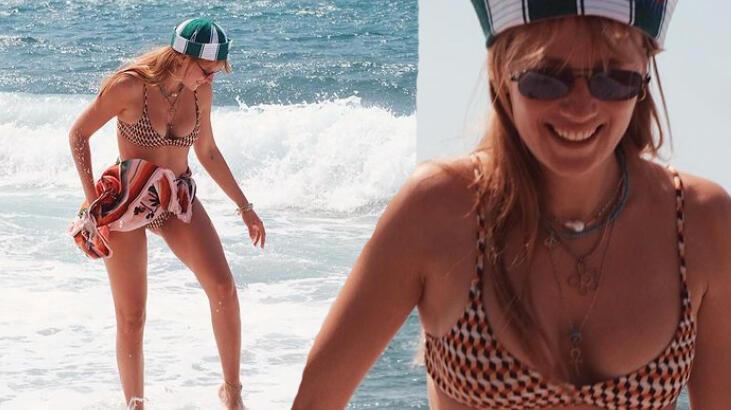 İstanbul’u terk etmişti! Gizem Karaca’dan bikinili poz