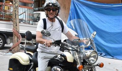 Bekir Aksoy motosikletiyle görüntülendi: Benim emektarım!