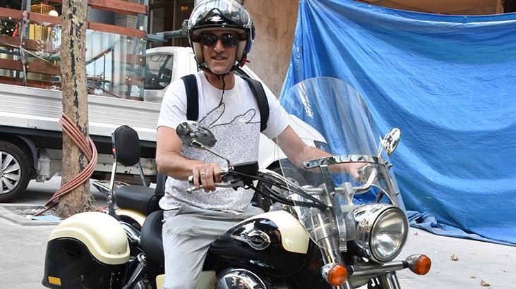 Bekir Aksoy motosikletiyle görüntülendi: Benim emektarım!