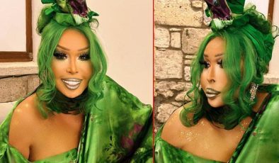 Bülent Ersoy yeşil saçlarıyla dikkat çekti