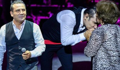 Ferhat Göçer sahnede annesinin elini öptü! ‘Ben şarkıcı oldum’