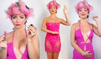 Pozları çok konuşulmuştu! Merve Boluğur’a ‘Barbie’ sorusu