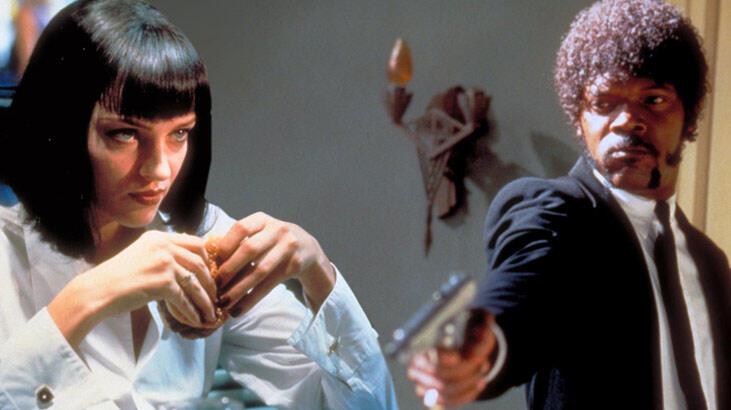 ‘Pulp Fiction’ın yıldızları Uma Thurman ve Samuel L. Jackson yeniden bir arada!