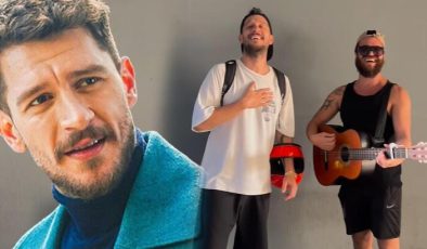 Uraz Kaygılaroğlu, Odakule’de sokak müzisyeniyle düet yaptı!