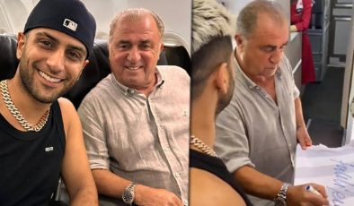 Fatih Terim’den Reynmen’e imzalı forma! ‘Sıkıştığın zaman sat’