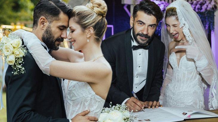 Oyuncu Rüzgar Aksoy ile Yasemin Sancaklı evlendi!