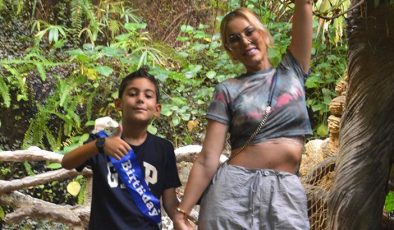 Petek Dinçöz oğlunun doğum gününü kutladı