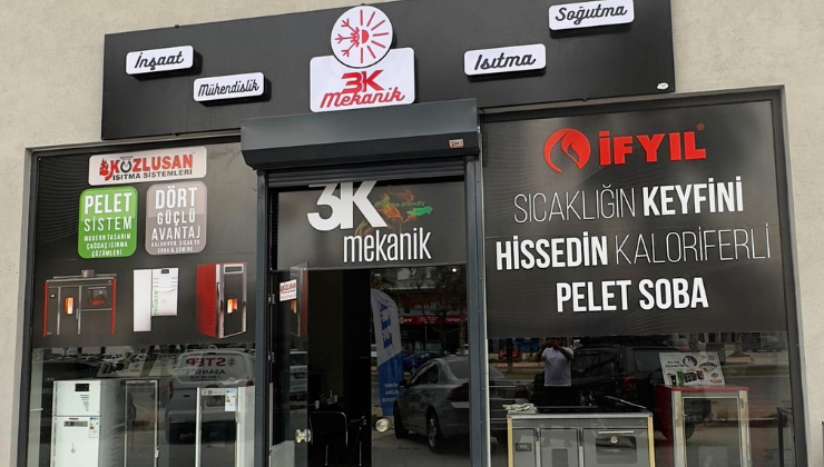 Pelet Sobanın Lider Firması: 3K Mekanik