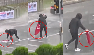 İstanbul Yağmurunda Bayrak Hassasiyeti: Bir Vatandaşın Örnek Alınası Tutumu